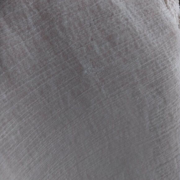 Vintage Y2K Twenty One Cream Embroidered Cotton Cami Top with Crochet Detail - Picture 6 of 6